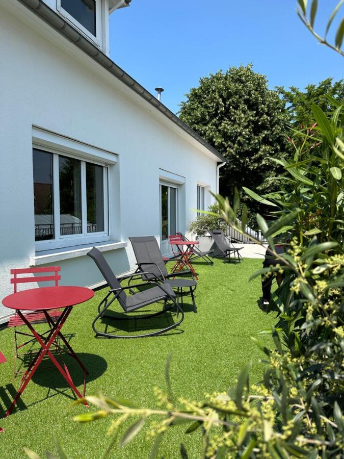 Logis Hotel & Restaurant Le Vert Bocage Франкевиль-Сен-Пьер Экстерьер фото